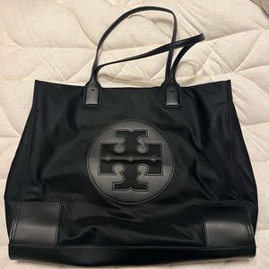 Tory Burch Ella Vegan Leather-trimmed tote